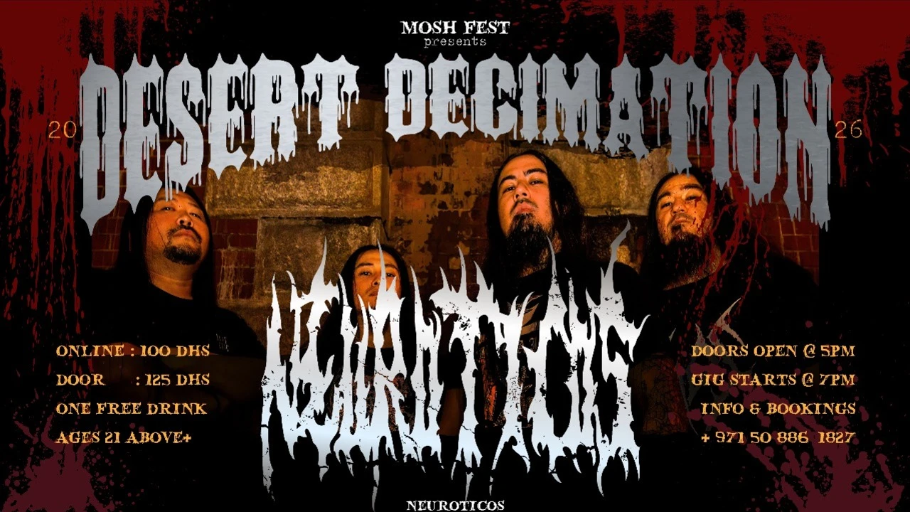 Neuroticos Live in Dubai – Desert Decimation Metal Fest 2026